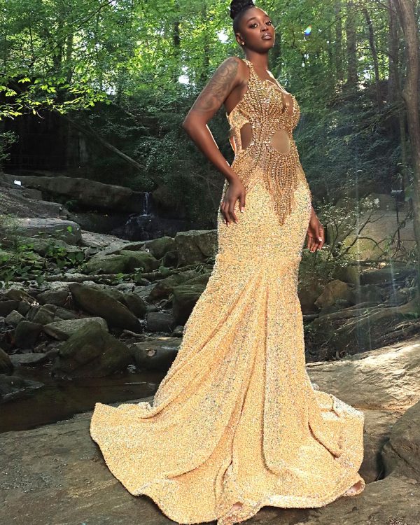 Bronzer - S.Merritt  Collection Prom Dress - Image 2