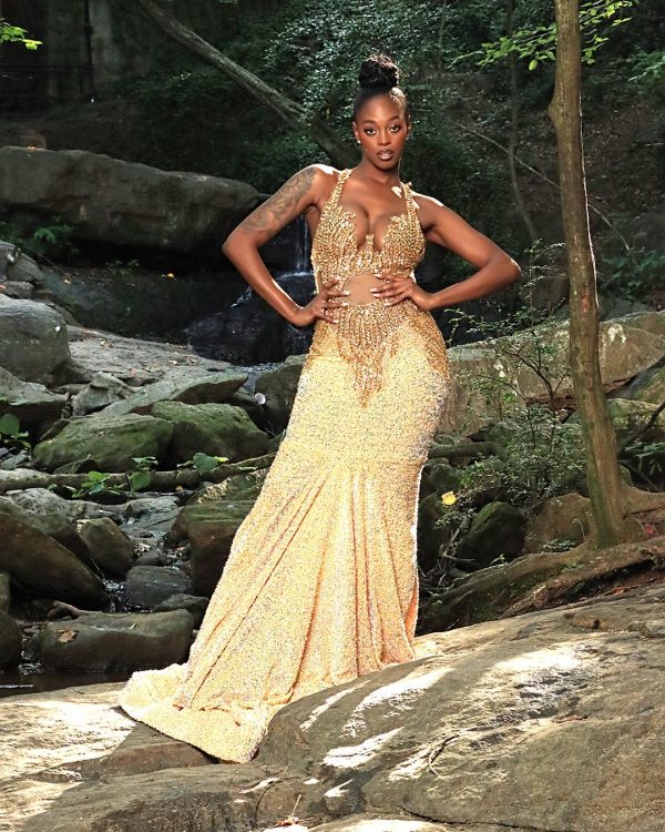 Bronzer - S.Merritt  Collection Prom Dress - Image 3